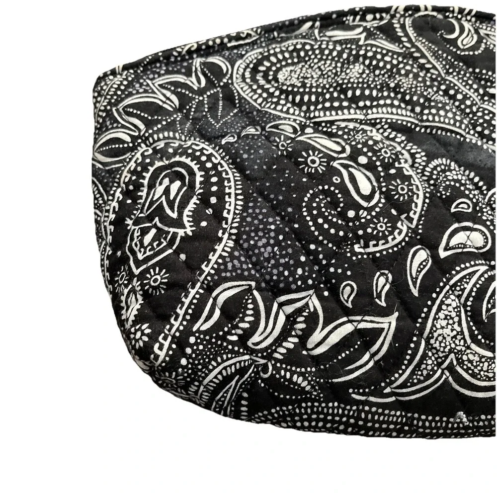 Vera Bradley Grand Travel Cosmetic Makeup Bag Lighten Up Stellar Paisley